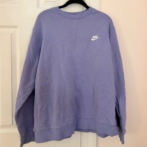 Nike Men's Purple Crewneck Sweatshirt